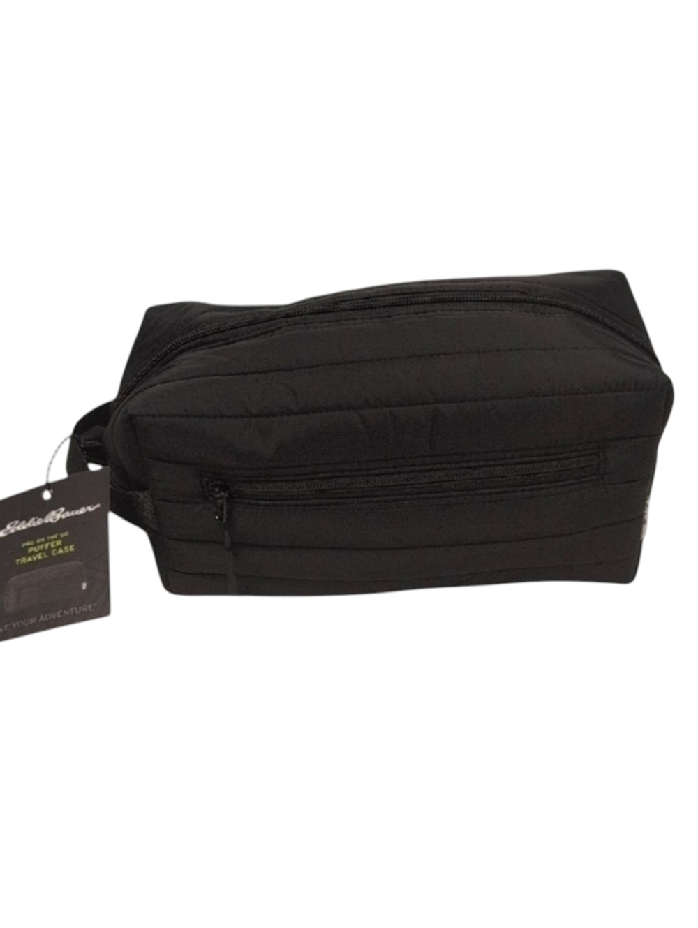 Eddie Bauer Black Pro on the Go Puffer Case Toiletry Bag